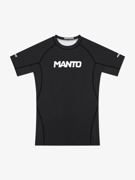 MANTO logo dual RASHGUARD-black
